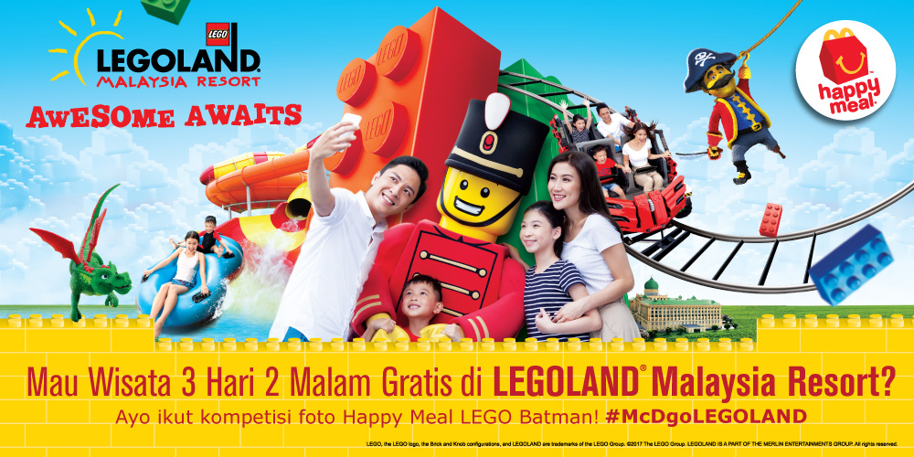 Gratis Paket Wisata ke Legoland Malaysia dari McDonald's Info Kuis