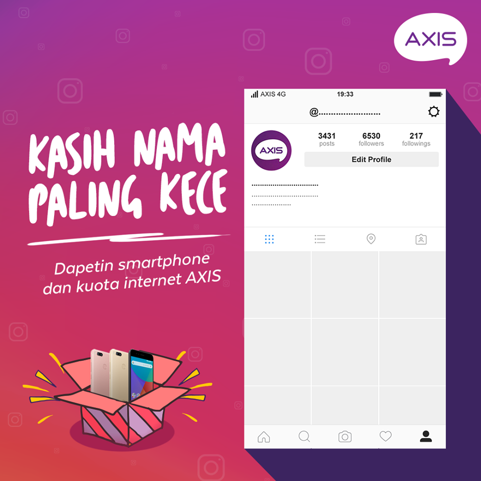 Gratis Smartphone Keren dan Kuota Internet dari Axis Info Kuis Berhadiah