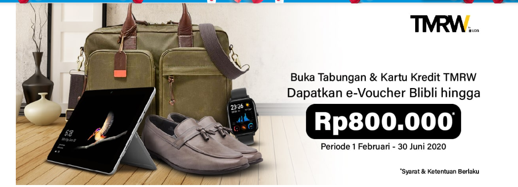 Gratis E-Voucher Blibli Dengan Buka Tabungan Dan Kartu Kredit UOB TMRW ...