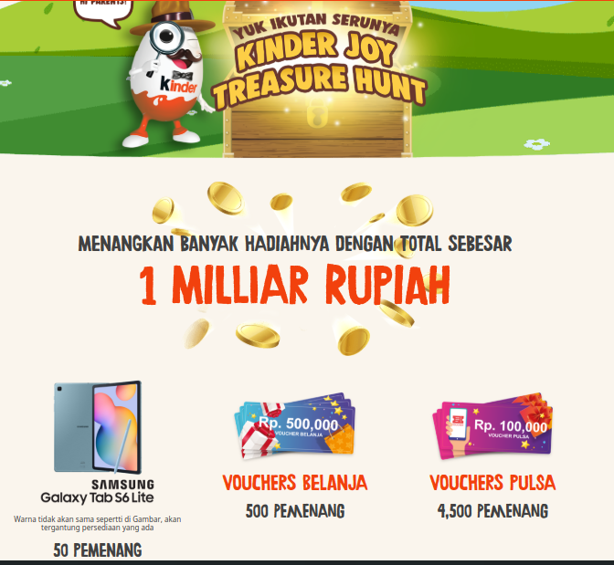 Beli Produk Kinder Bueno atau Kinderjoy Menangkan Samsung Galaxy Tab S6 ...