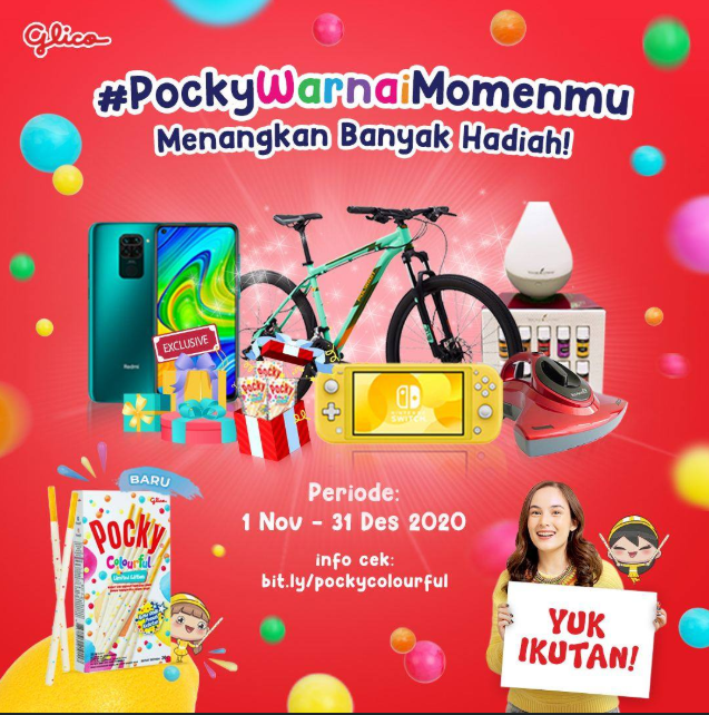 Susun Stick Pocky Colourful Menjadi Gambar Menarik Menangkan Hadiah